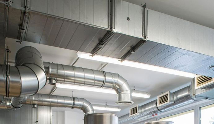 Clean commercial duct system