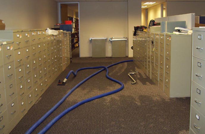 commercial water damage restoration in Detroit