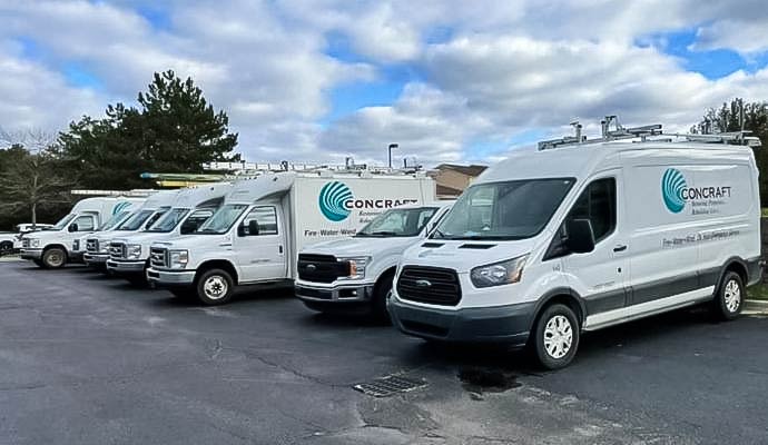 Concraft restoration service vehicles