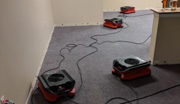 Water damage restoration