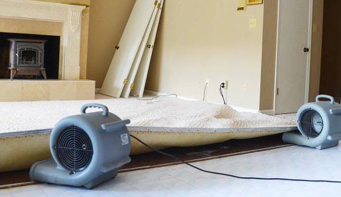 water damage restoration process