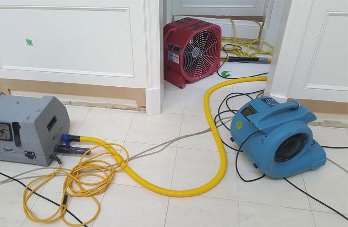 Water damage restoration equipment