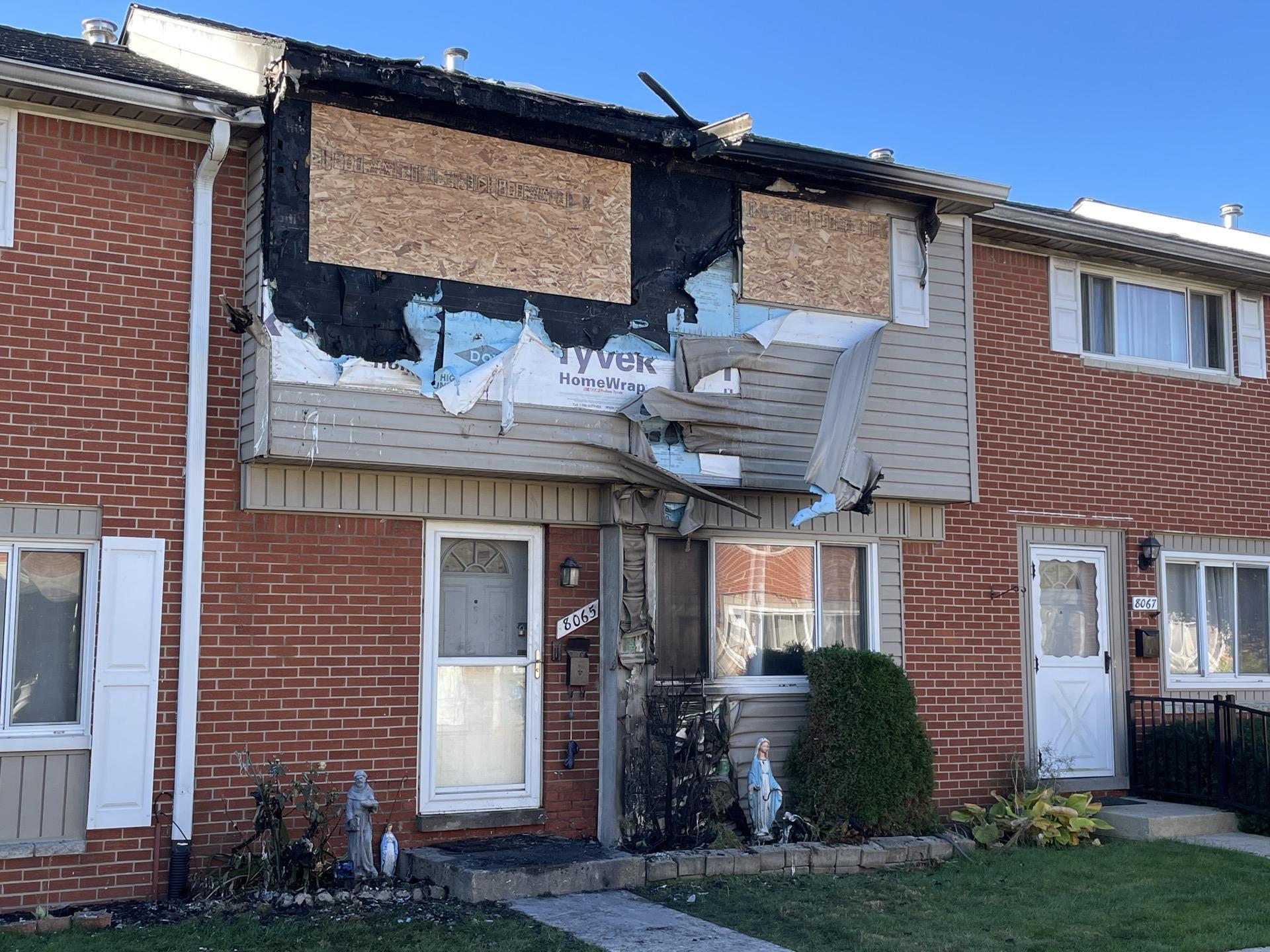 Fire Loss to 2nd Floor