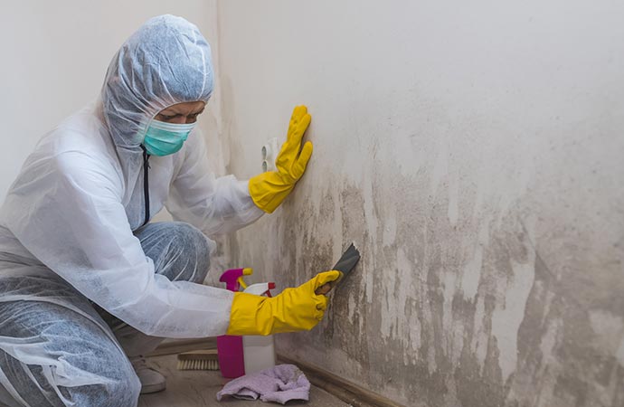 Professional mold remediation service