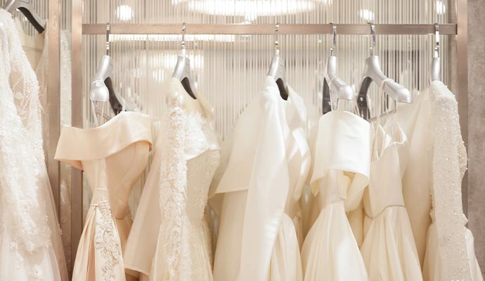 Restored formal garments and textiles