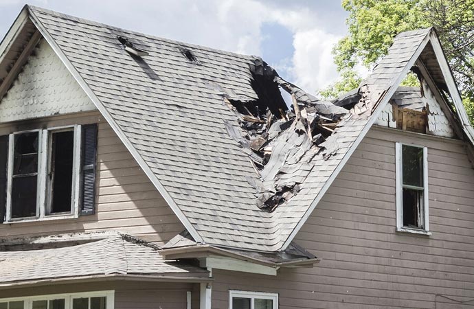 Damaged Shingles