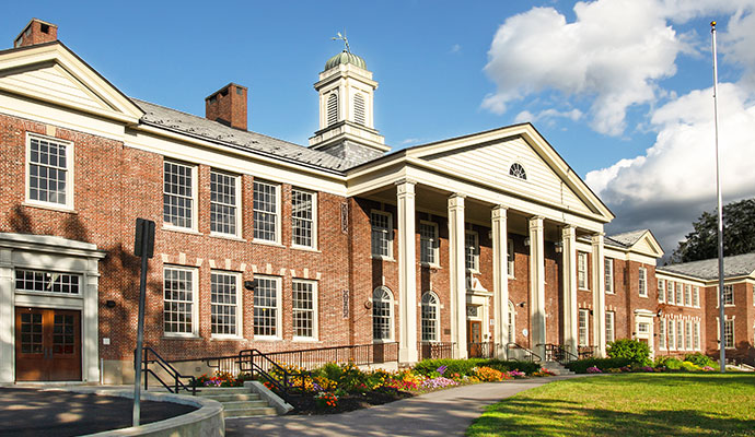 Traditional campus exterior