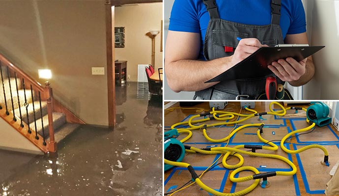 water damage classification and extraction