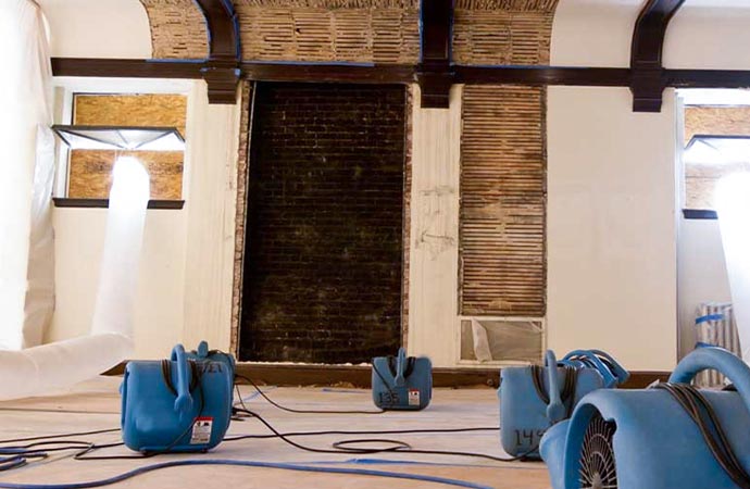 Water damage restoration equipment