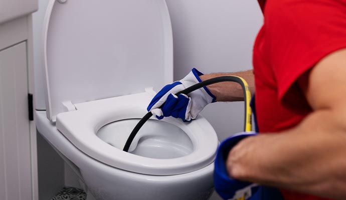 Toilet overflow cleanup service