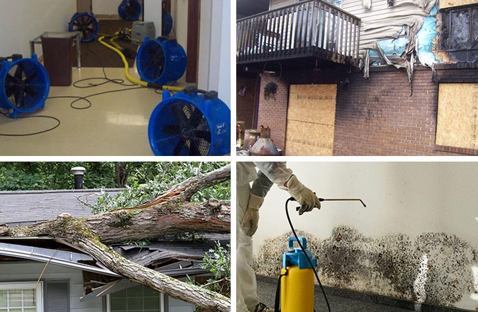 water, fire, storm and mold damage restoration